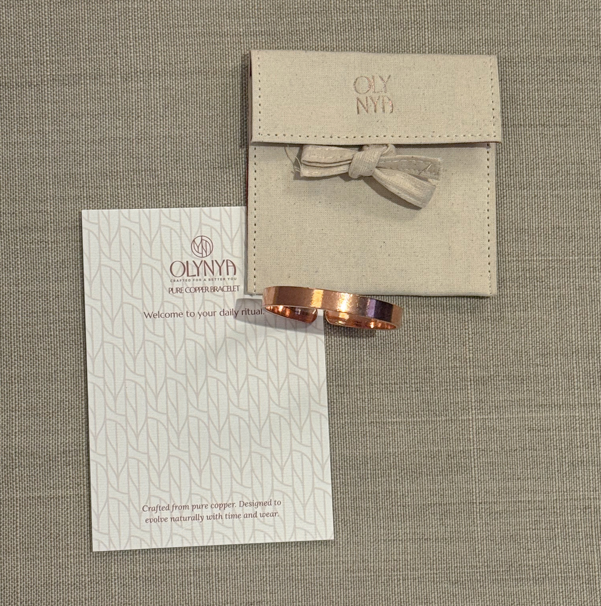 Pure Copper Wellness Bracelet — Classic Finish