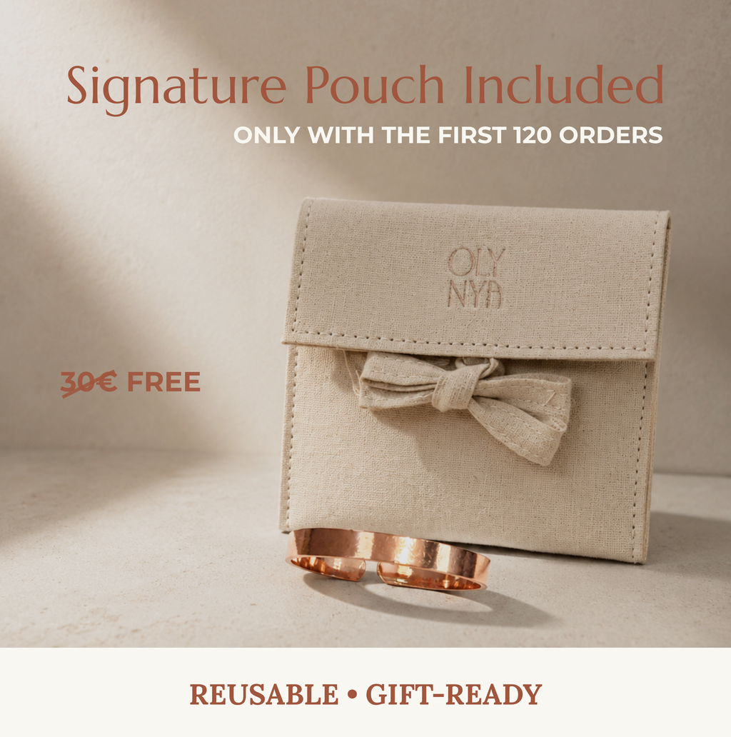 99.99% Pure Copper Wellness Bracelet (Classic Finish) │ Adjustable Cuff